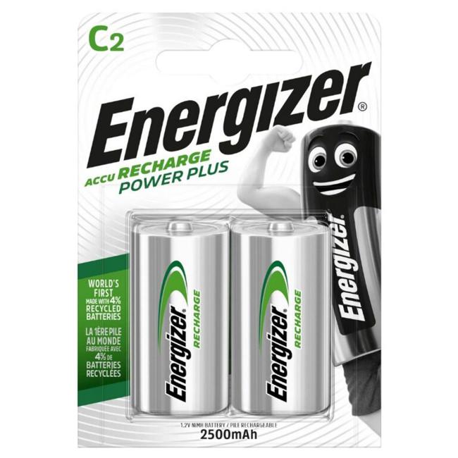Batéria Energizer malý monočlánok nabíjateľná 2500 mAh HR14 / 2 ks