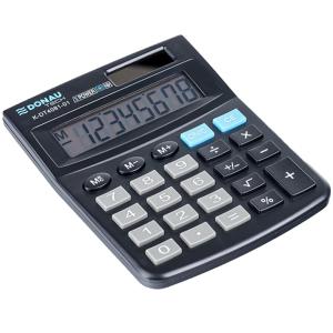 Kalkulačka DONAU TECH K-DT4081-01 vrecková čierna