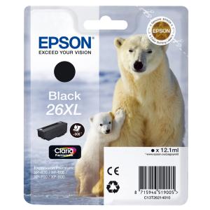 Atramentová náplň Epson C13T262140 black T2621 26XL pre XP-600/700 (12,2 ml)