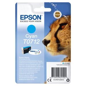 Atramentová náplň Epson T07124011 cyan pre D78/DX4000/4050/5000/5050/6000 (5,5 ml)