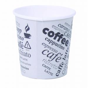 Papierový pohár 120ml `XS` Coffee to go s motívom 50ks