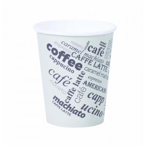Papierový pohár 280ml `M` Coffee to go s motívom 50ks