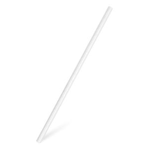 Slamky papierové biele ’JUMBO’ 8 mm x 25 cm (100 ks)