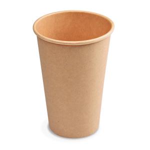 Papierové poháre hnedé kraft Ø 80 mm 330 ml. (50 ks)