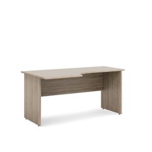 Pracovný stôl ľavý BASIC, 160x76x90cm, dub Sonoma