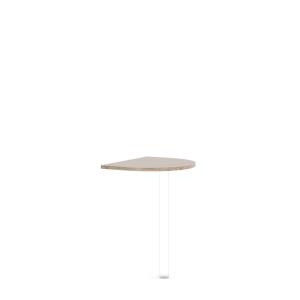 Doplnkový stôl bez nohy BASIC, 60x2,2x50cm, dub Sonoma