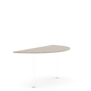 Doplnkový stôl bez nohy BASIC, 160x2,2x80cm, dub Sonoma