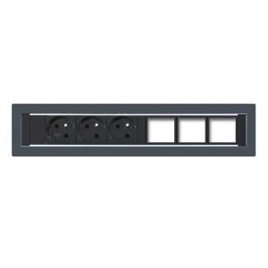 Konfigurovateľný pevný panel KPP 6, čierna