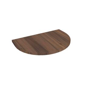 Doplnkový stôl Cross, 60x75,5x40 cm, orech