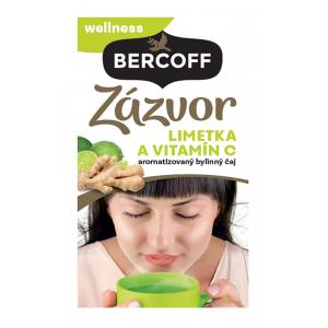 Čaj Bercoff zázvorový limetka s vitamínom C 36g