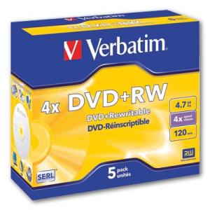 Verbatim DVD+RW 4x klasický obal